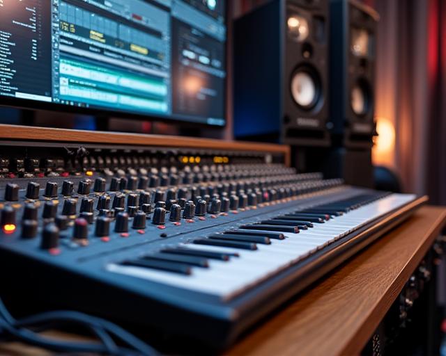 Equipamiento profesional de estudio de grabación en Trama Azul Bogotá