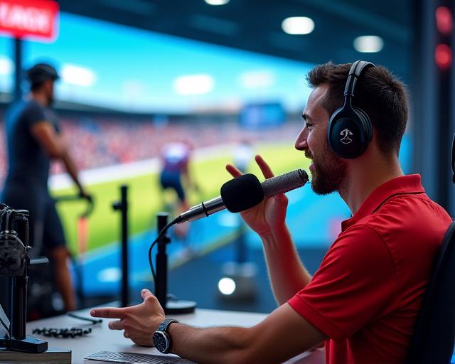 Producción profesional de podcasts deportivos de ciclismo y fútbol colombiano
